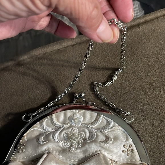 Vintage clutch beaded hand bag - Picture 7 of 7